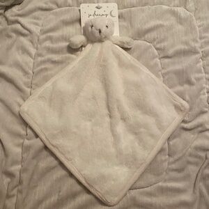New So Dreamy White Bear Plush Baby Security Blanket Lovey